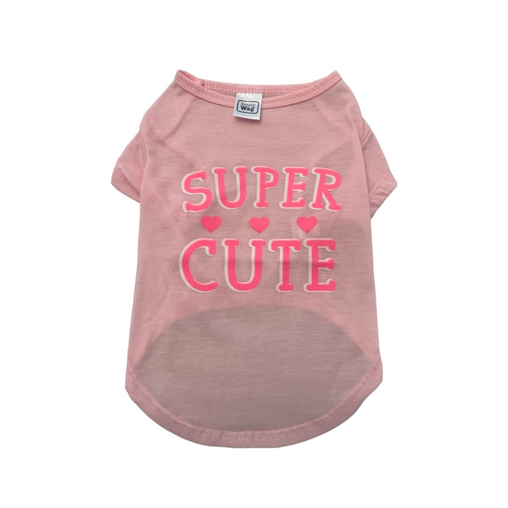 💸 Simply Wag Super Cute Pink Tee Medium